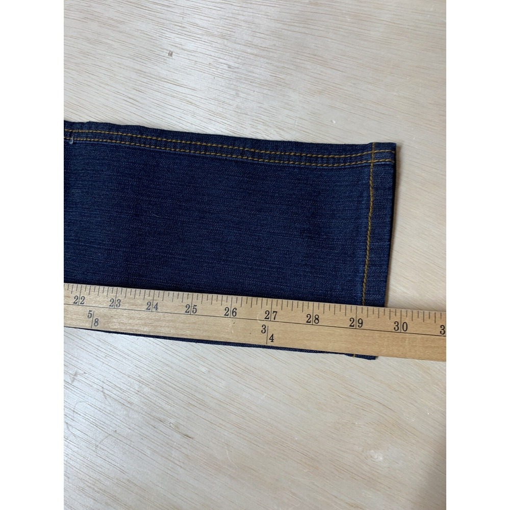 Glory Womens Mid Rise Blue Denim Skinny Jeans Size 3 Approx 27x29.5 - Picture 8 of 9
